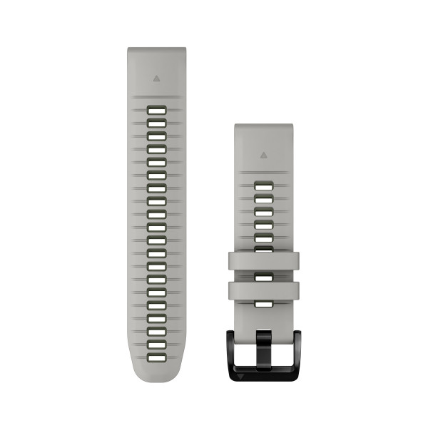 Garmin QuickFit® 22 silikona pulksteņa rokassprādze | Fog Grey - Moss