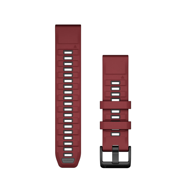 Garmin QuickFit® 22 silikona pulksteņa rokassprādze | Marsala - Graphite