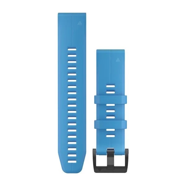 Garmin QuickFit® 22 silikona pulksteņa rokassprādze | Cyan Blue