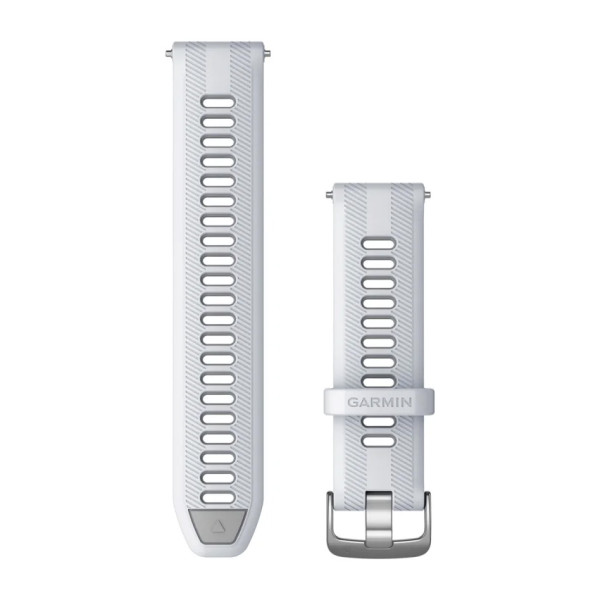 Garmin Forerunner® 22 silikona pulksteņa rokassprādze | Whitestone - Powder Grey - Silver