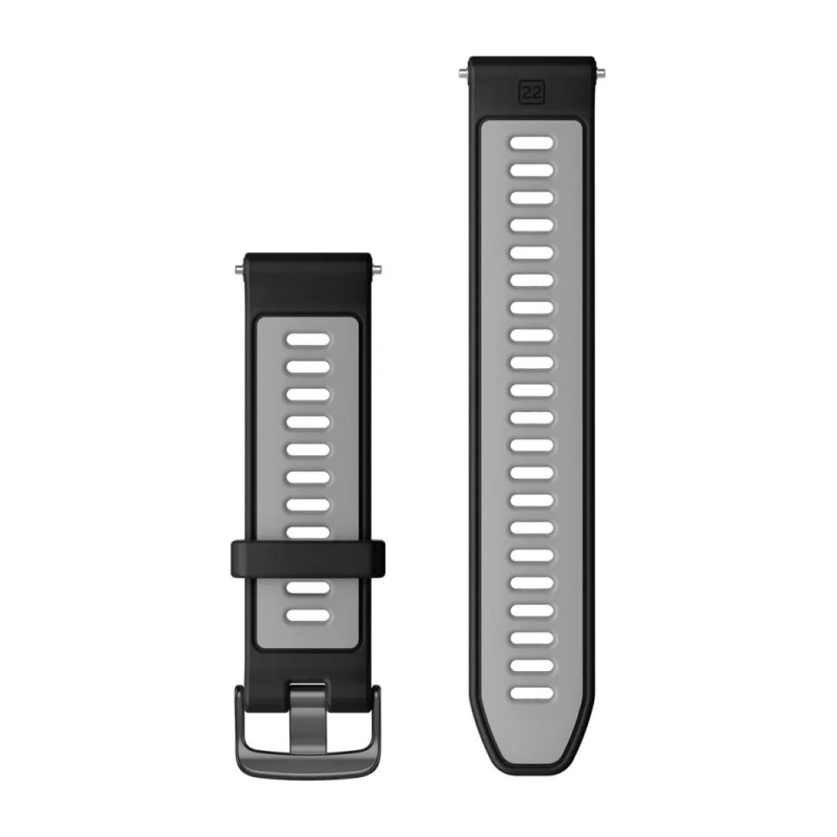 Garmin Forerunner® 22 silikona pulksteņa rokassprādze | Black - Powder Grey - Slate