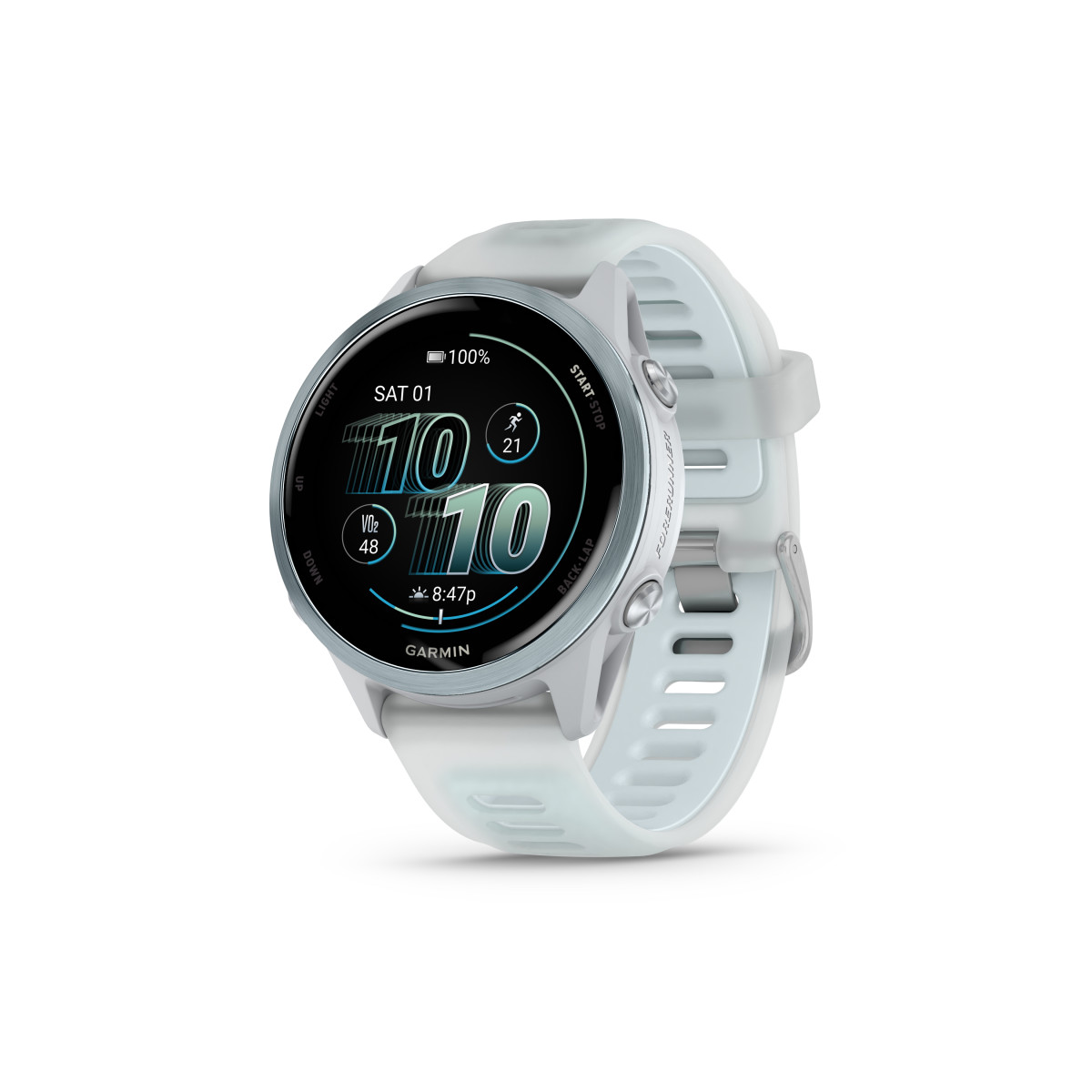 Garmin Forerunner® 570 viedpulkstenis | 42 mm | Cloud Blue Aluminium - Whitestone