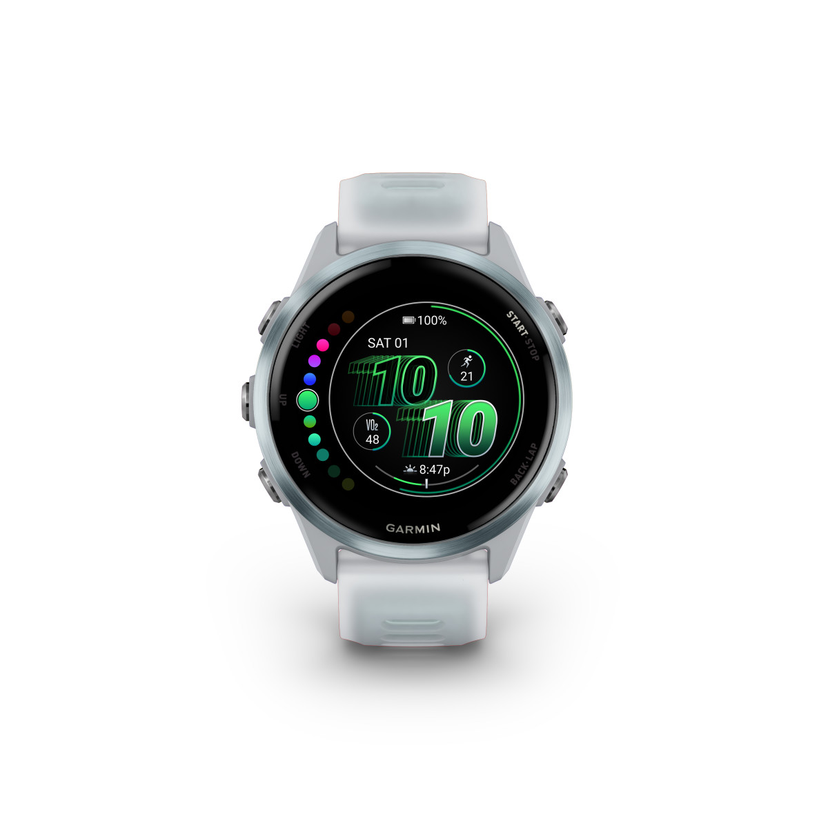 Garmin Forerunner® 570 viedpulkstenis | 42 mm | Cloud Blue Aluminium - Whitestone