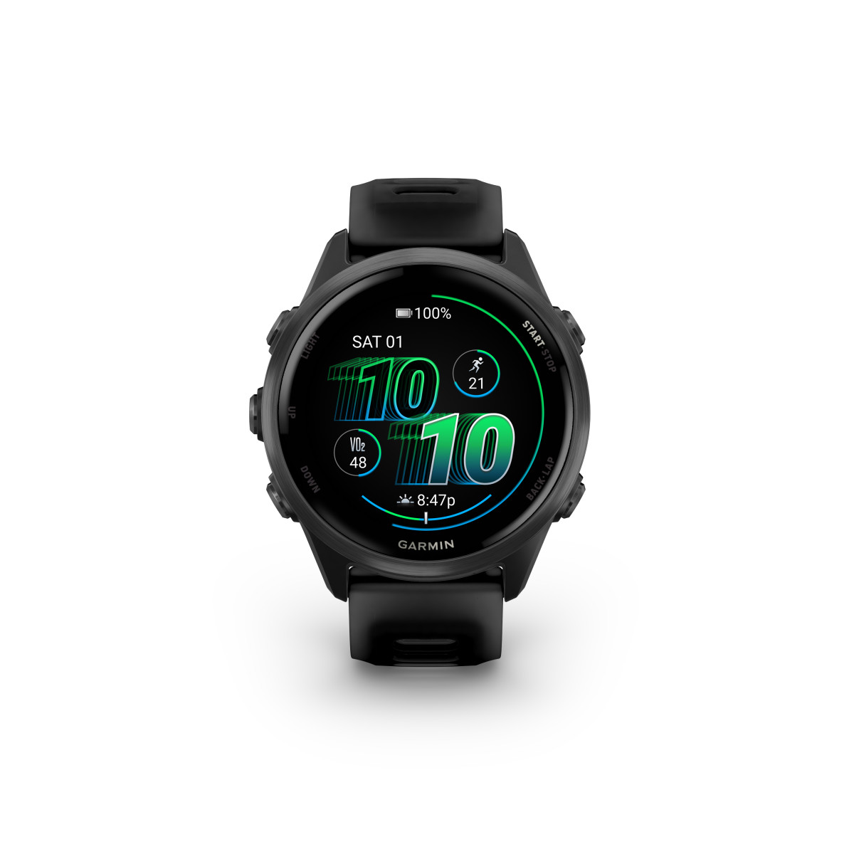 Garmin Forerunner® 570 viedpulkstenis | 42 mm | Slate Grey Aluminium - Black