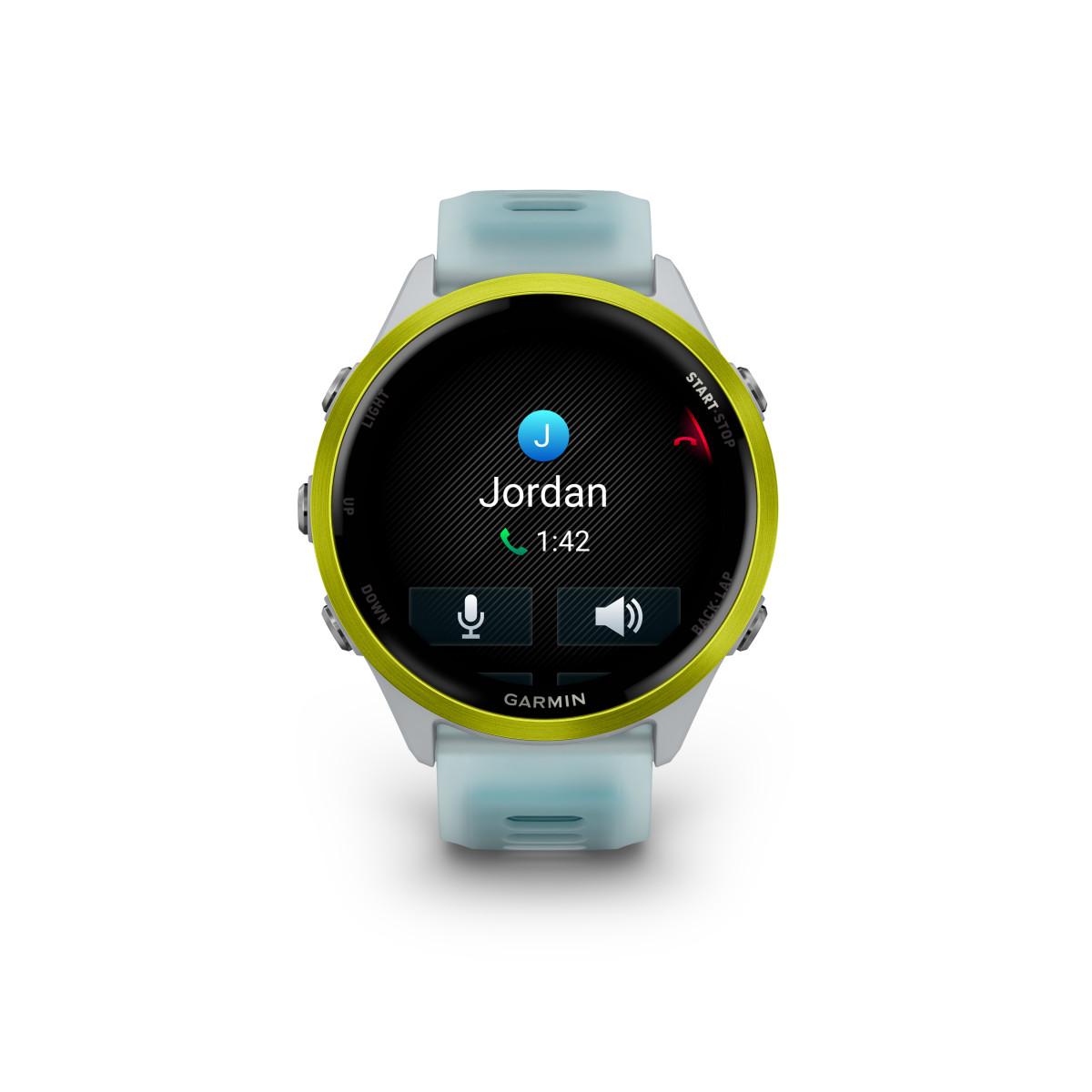 Garmin Forerunner® 570 viedpulkstenis | 47 mm | Amp Yellow Aluminium - Whitestone - Turquoise