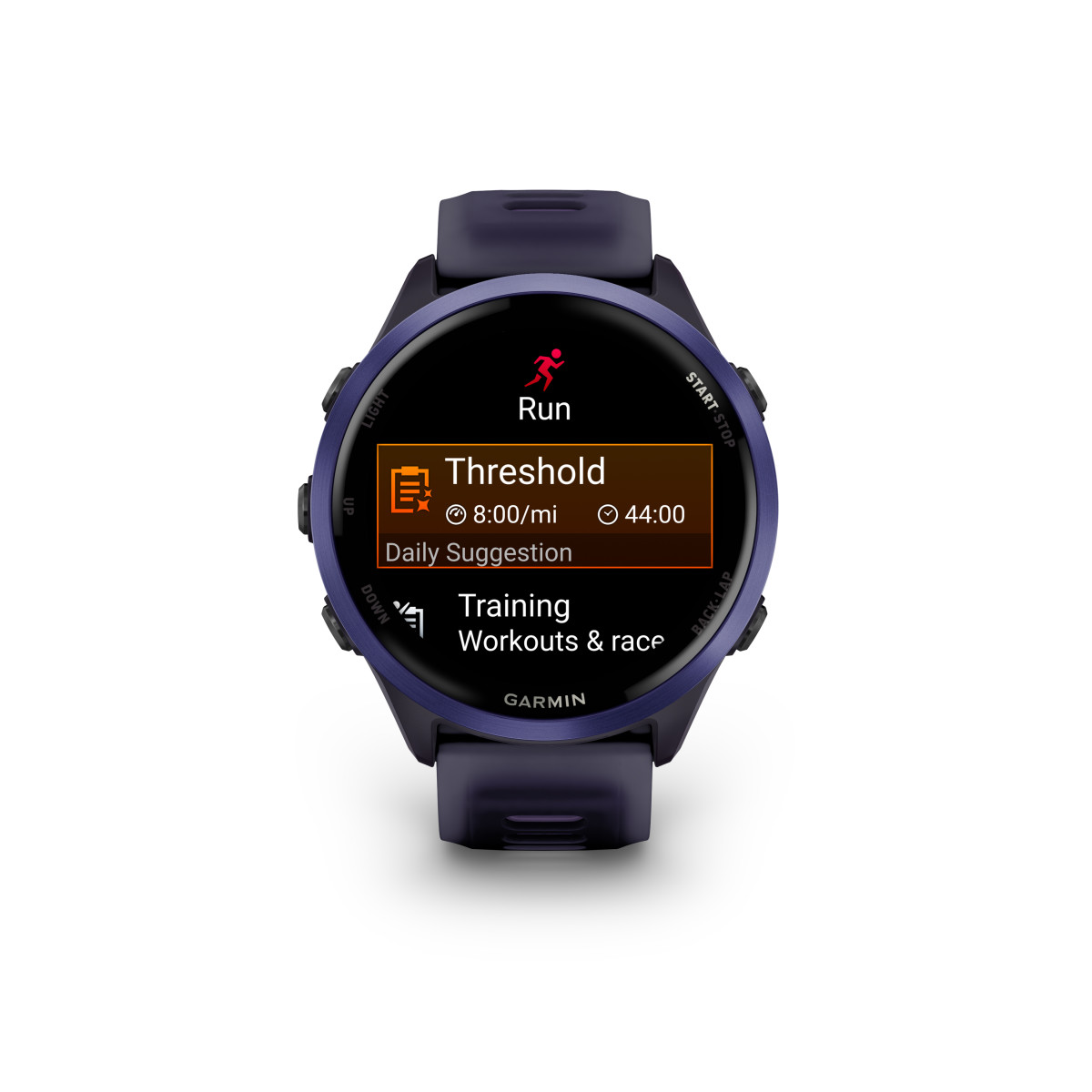 Garmin Forerunner® 570 viedpulkstenis | 47 mm | Indigo Aluminium - Imperial Purple - Indigo