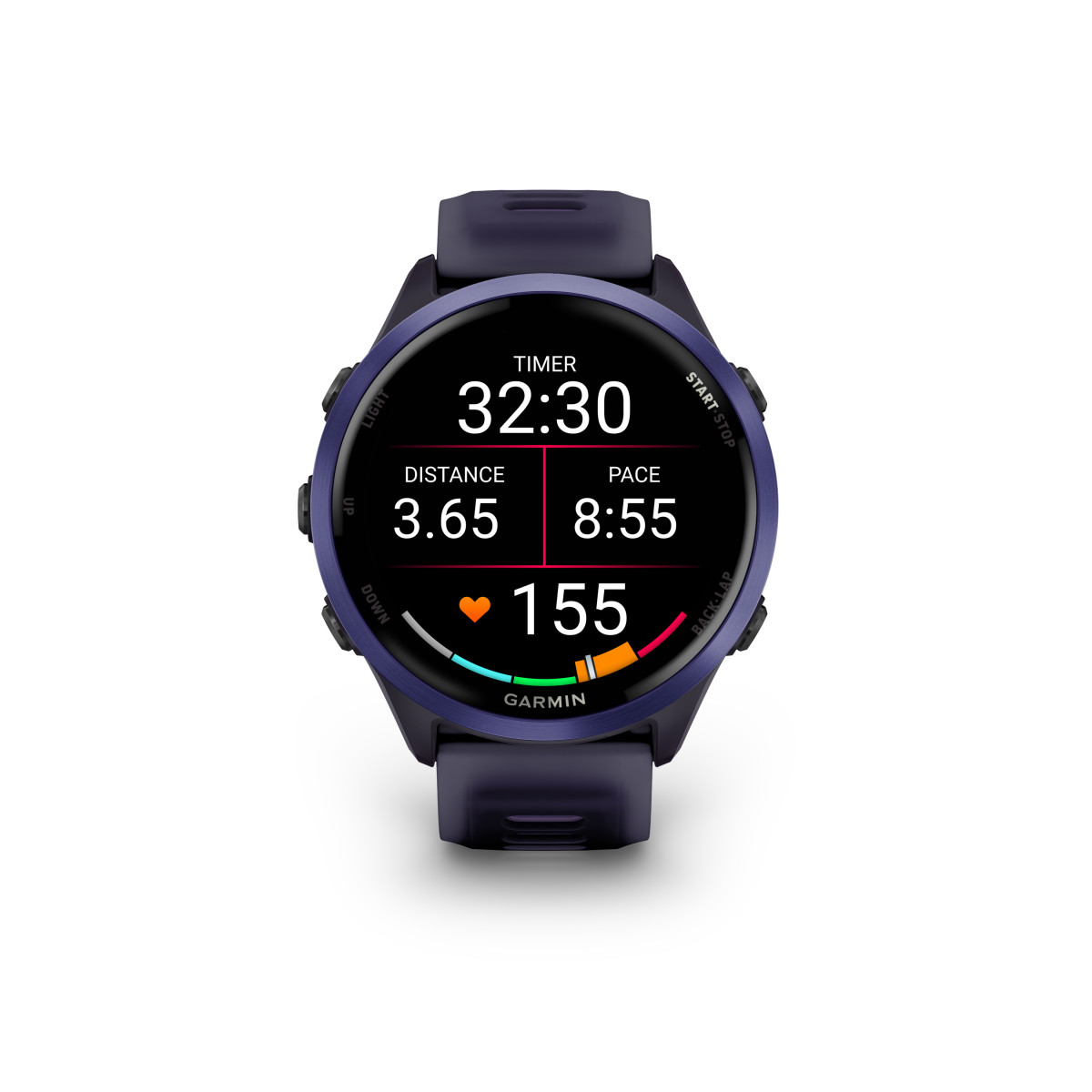 Garmin Forerunner® 570 viedpulkstenis | 47 mm | Indigo Aluminium - Imperial Purple - Indigo