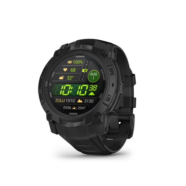 Garmin Instinct® 3 Amoled Tactical Edition viedpulkstenis | 50 mm | Black