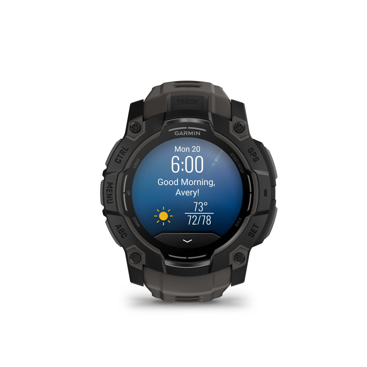 Garmin Instinct® 3 Amoled viedpulkstenis | 50 mm | Black - Charcoal
