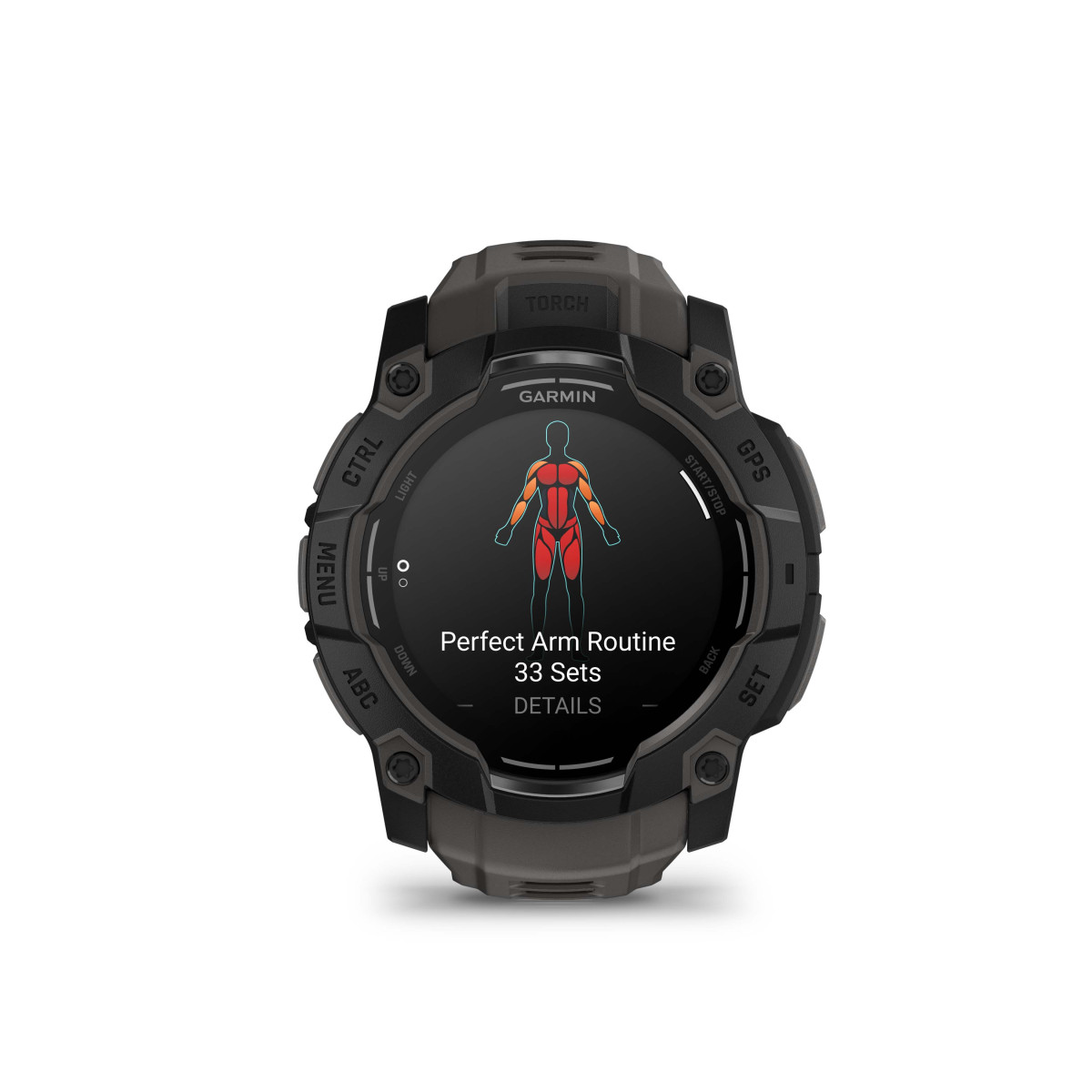 Garmin Instinct® 3 Amoled viedpulkstenis | 50 mm | Black - Charcoal