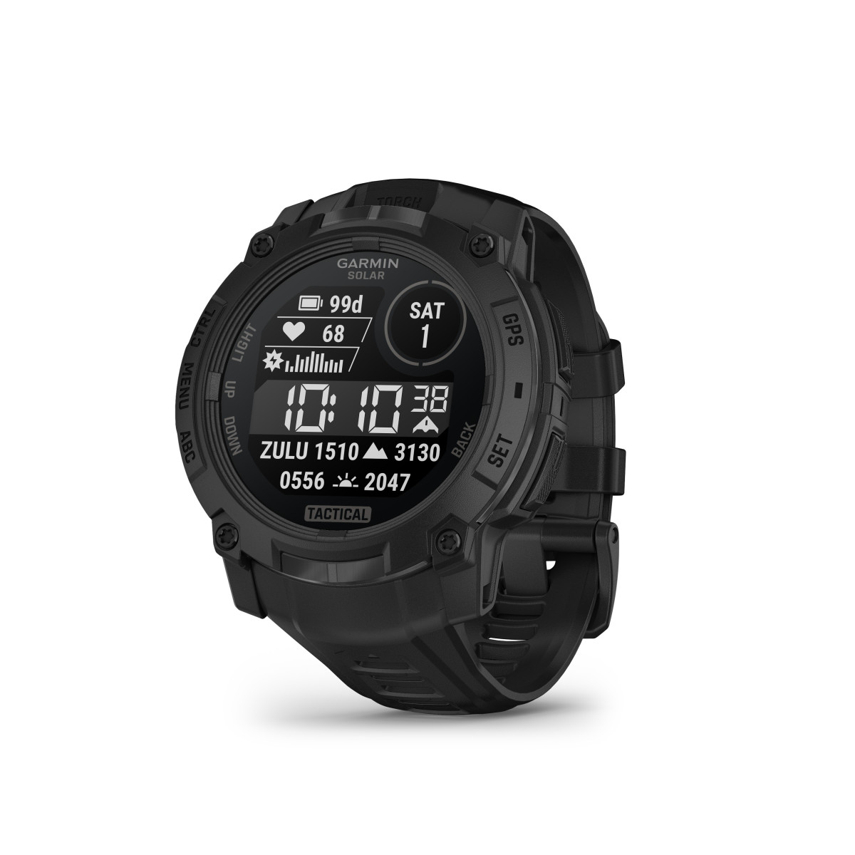 Garmin Instinct® 3 Solar Tactical Edition viedpulkstenis | 50 mm | Black