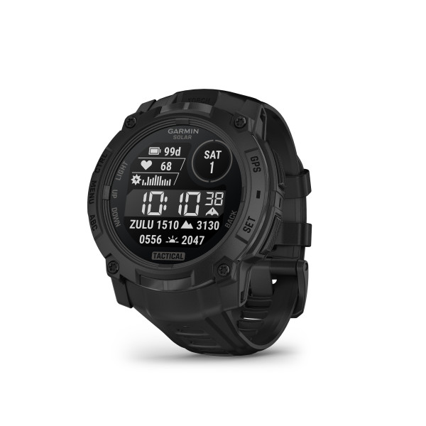 Garmin Instinct® 3 Solar Tactical Edition viedpulkstenis | 50 mm | Black