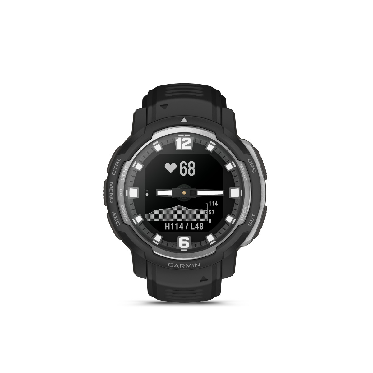 Garmin Instinct® Crossover Standard Edition viedpulkstenis | Black