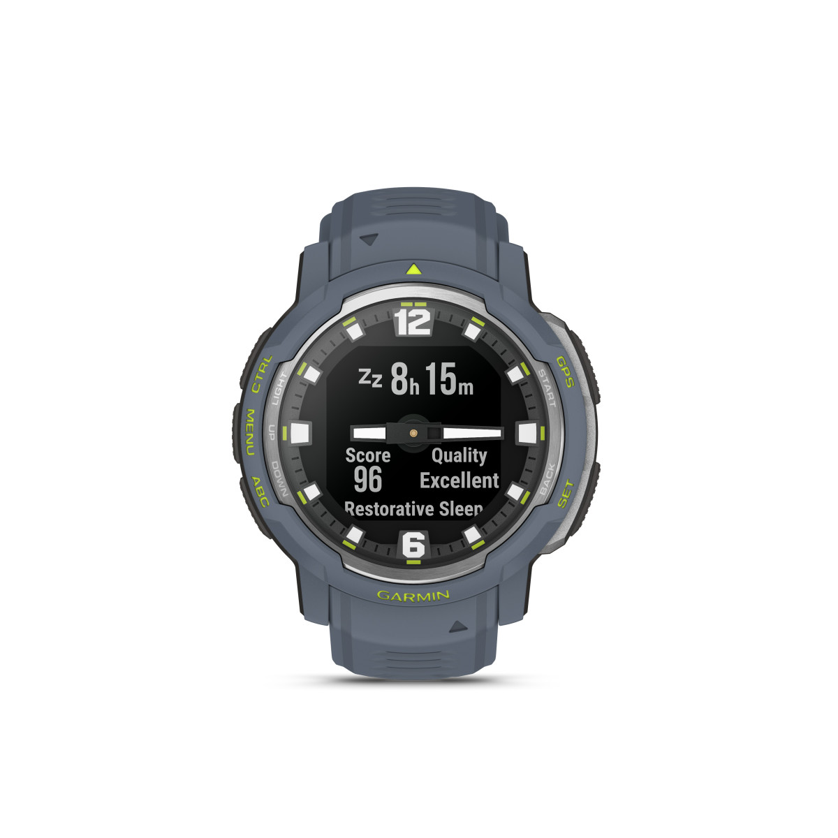 Garmin Instinct® Crossover Standard Edition viedpulkstenis | Blue Granite