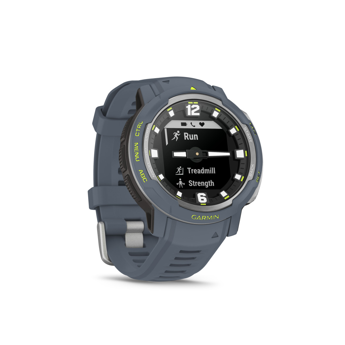 Garmin Instinct® Crossover Standard Edition viedpulkstenis | Blue Granite