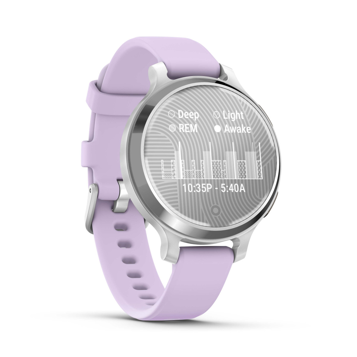 Garmin Lily® 2 Active viedpulkstenis | Silver - Purple Jasmine