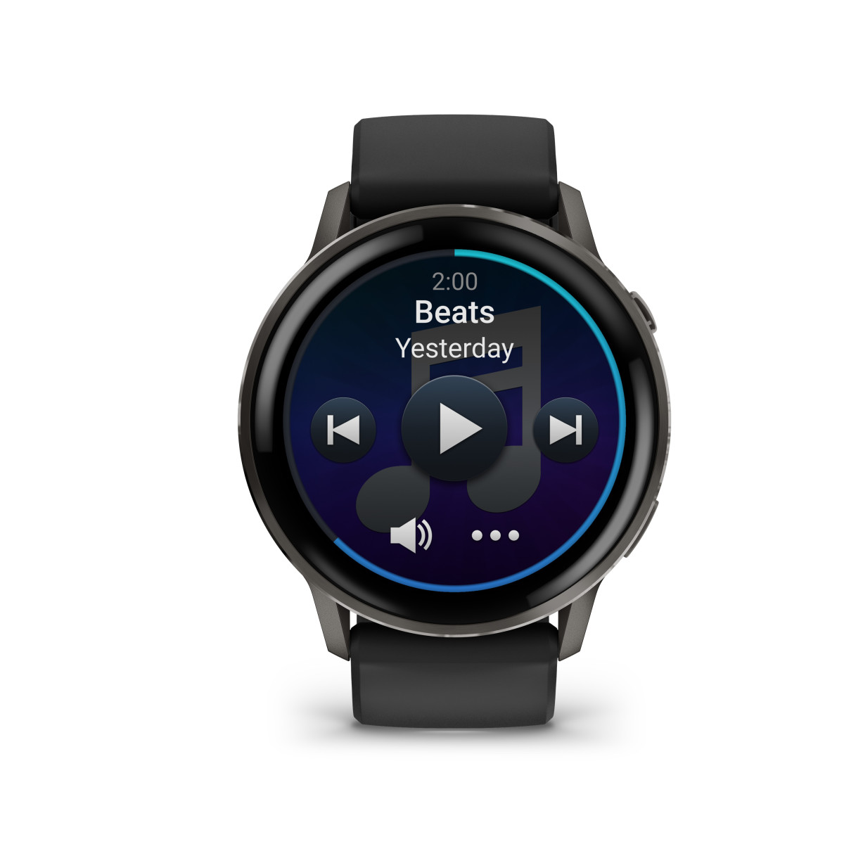 Garmin Venu® 4 viedpulkstenis | 45 mm | Slate - Black Silicone Band