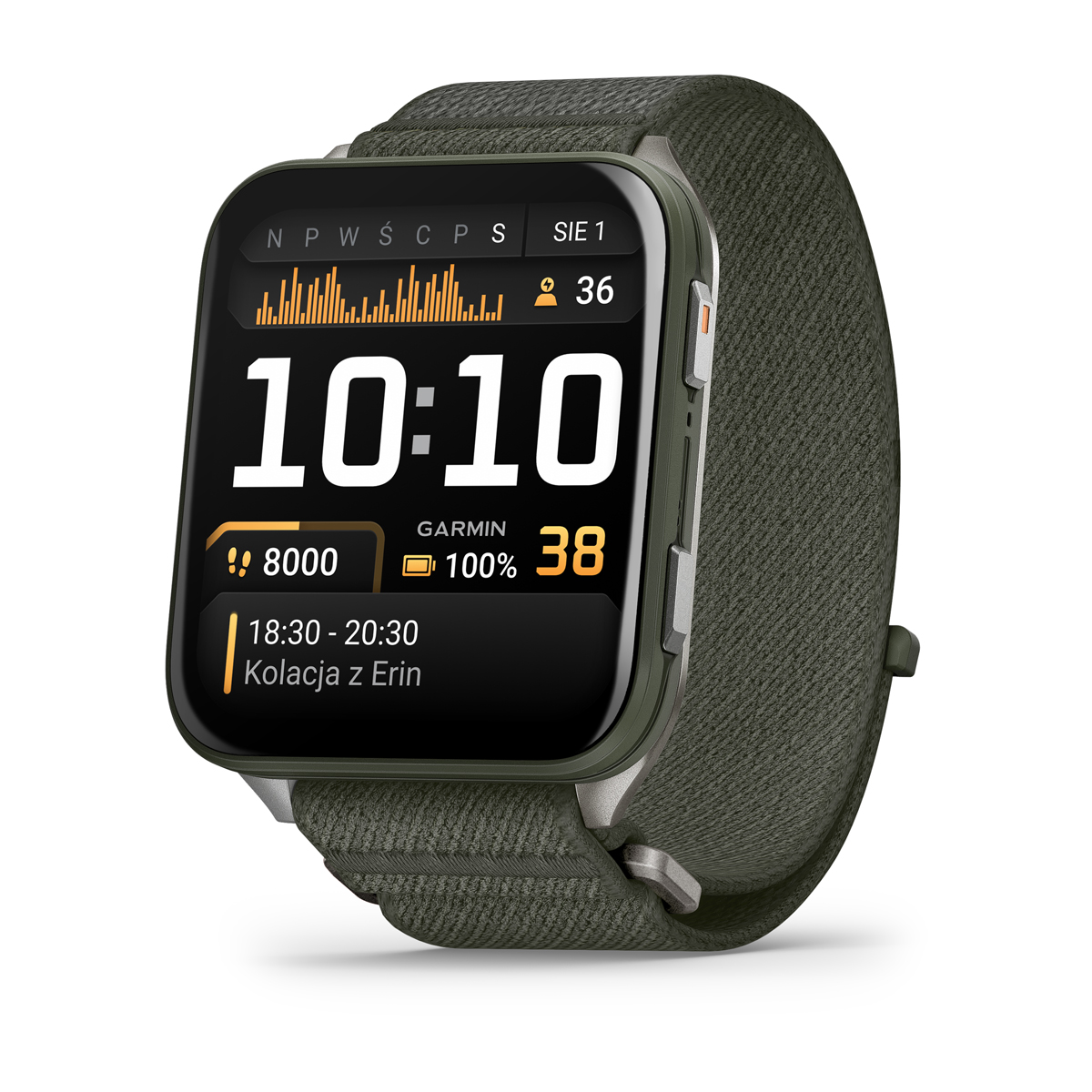 Garmin Venu® X1 viedpulkstenis | Moss