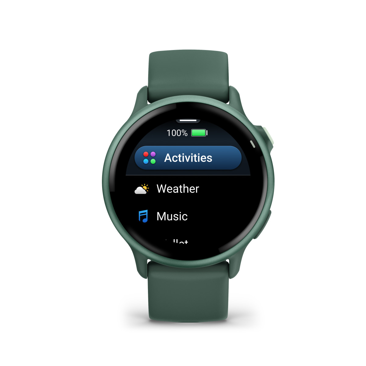 Garmin vívoactive® 6  viedpulkstenis | Metallic Jasper Green