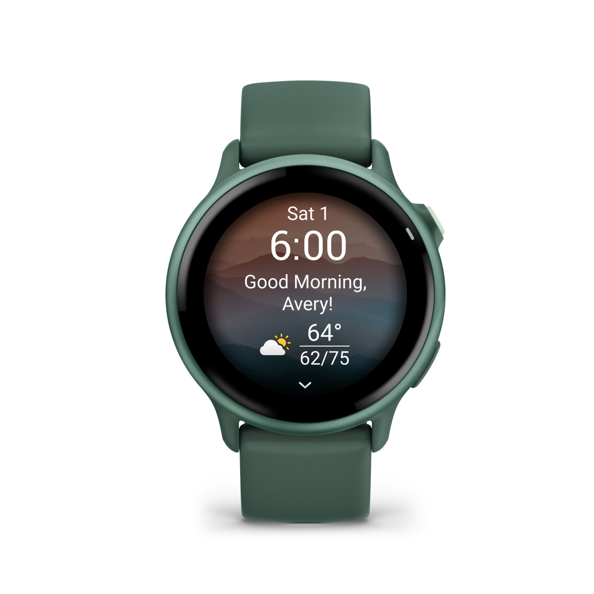 Garmin vívoactive® 6  viedpulkstenis | Metallic Jasper Green
