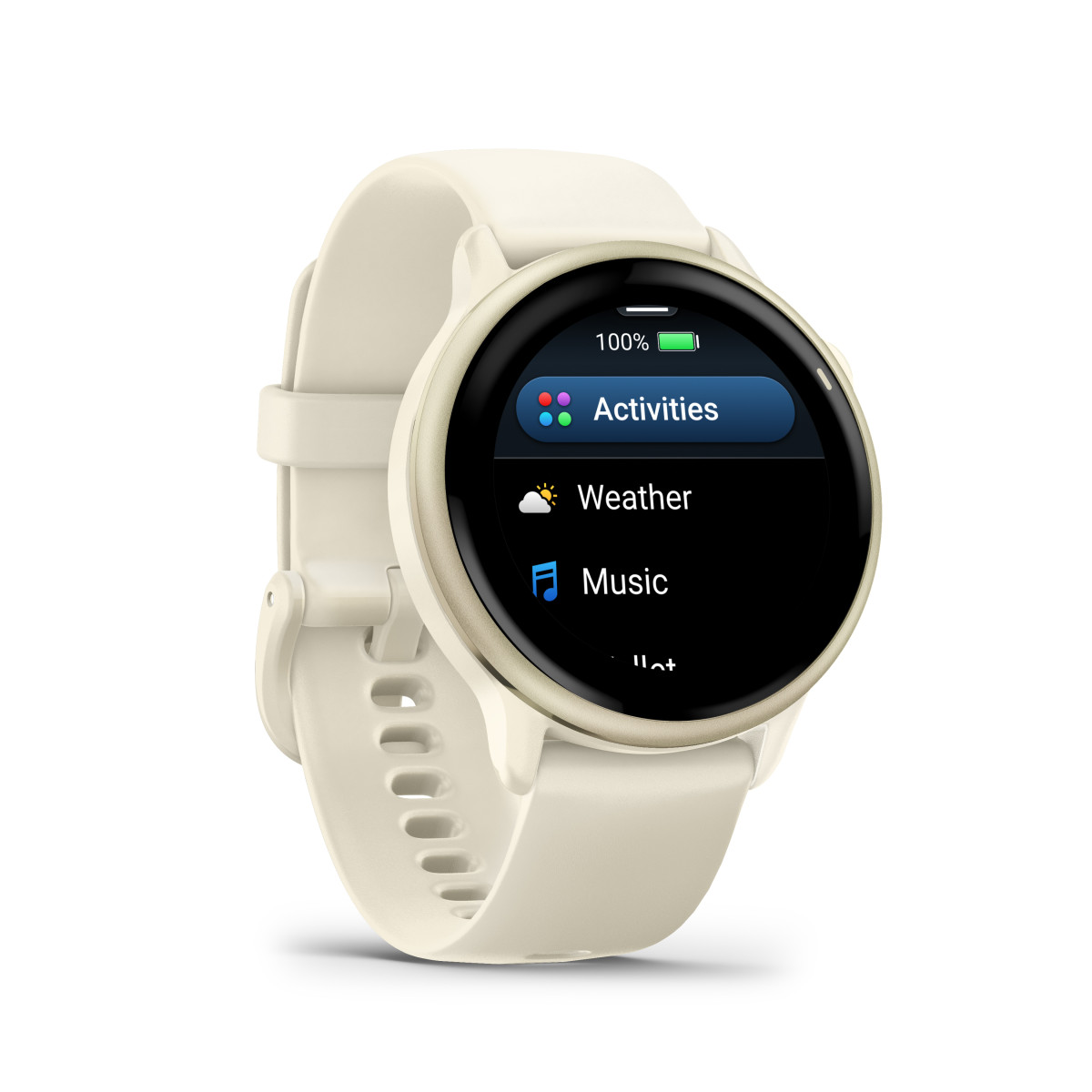 Garmin vívoactive® 6  viedpulkstenis | Lunar Gold