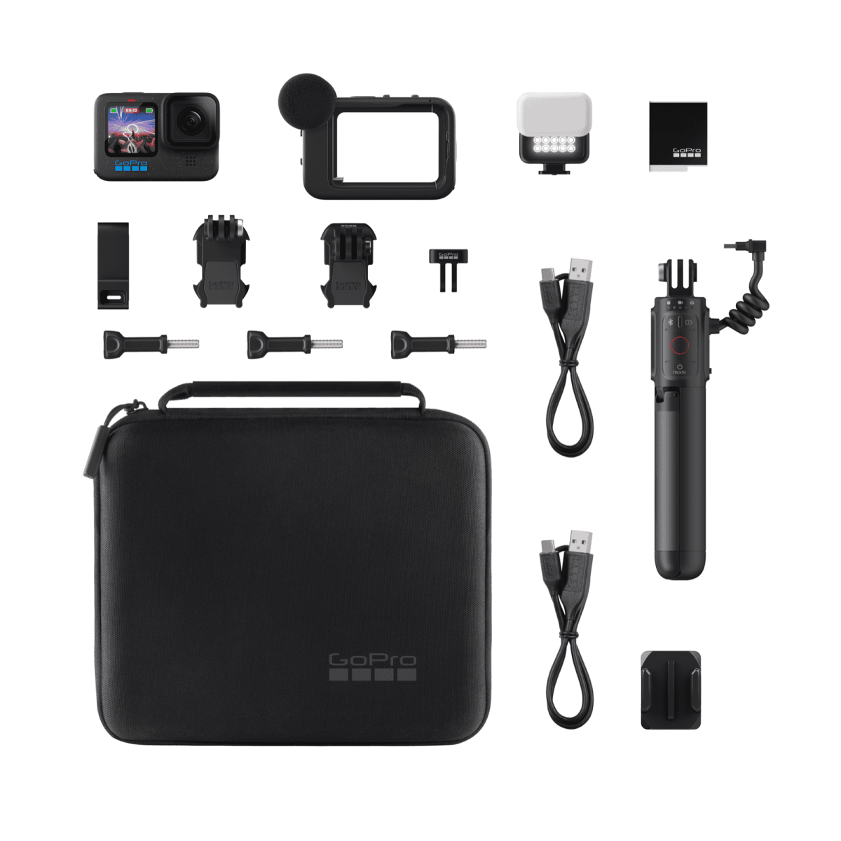 GoPro Hero 12 Black darbības kamera | Radošais komplekts