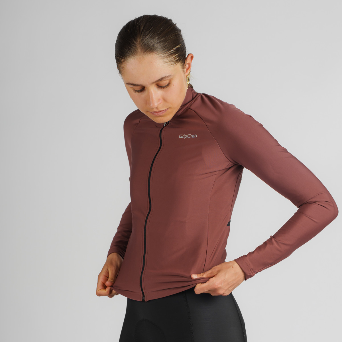 GripGrab PACR Thermal Sieviešu krekls | Dark Red
