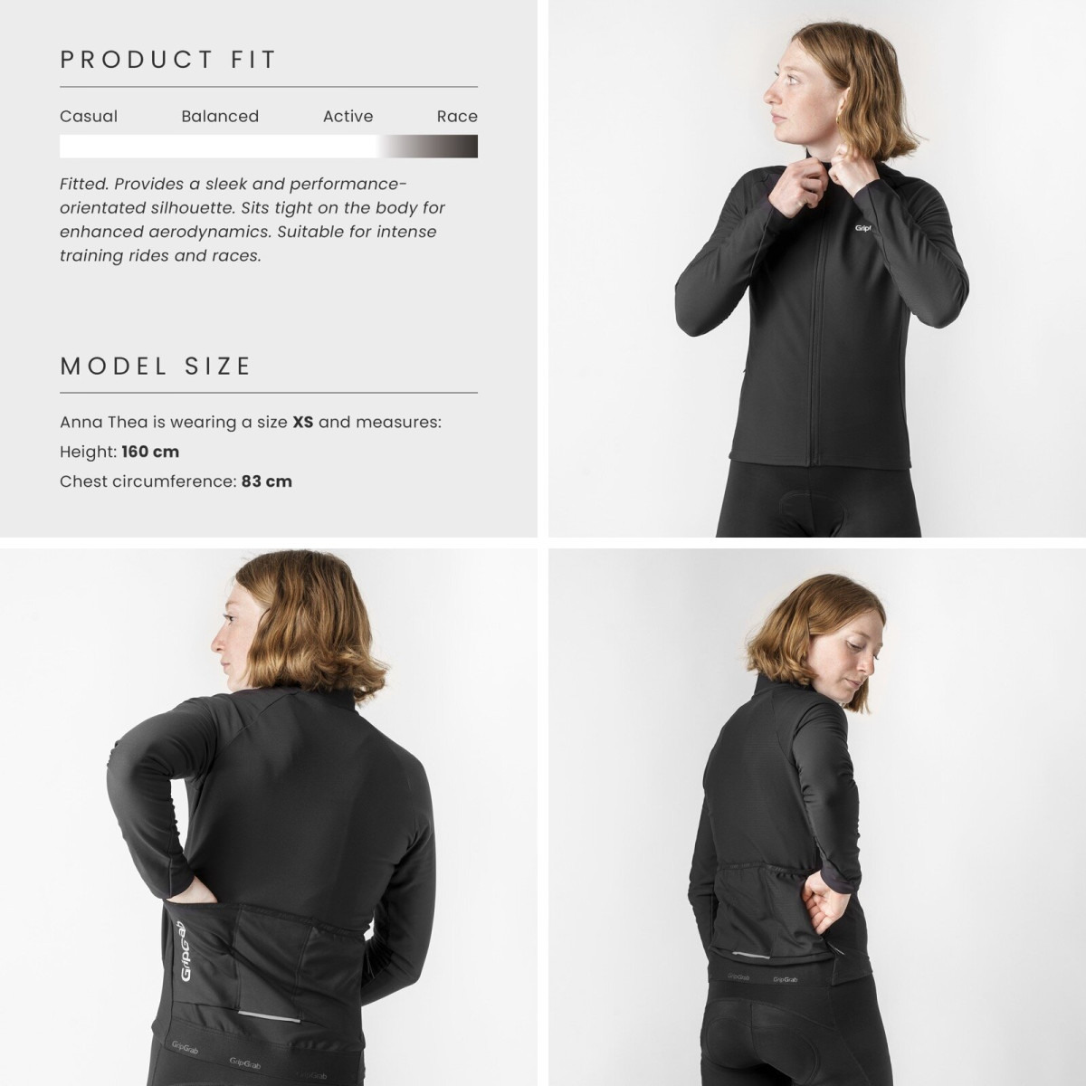 GripGrab PACR Thermal Sieviešu krekls | Black