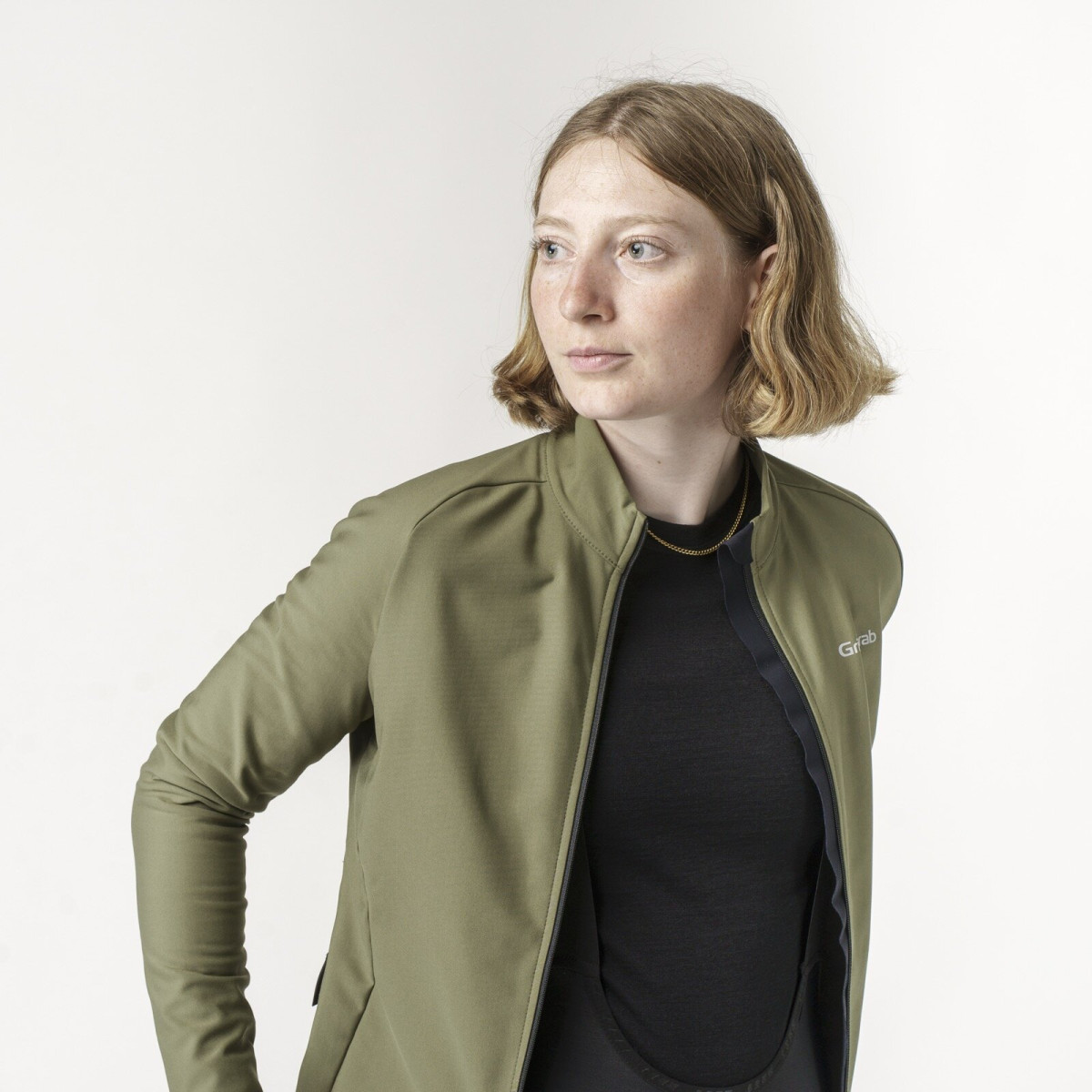 GripGrab PACR Thermal Sieviešu krekls | Olive Green