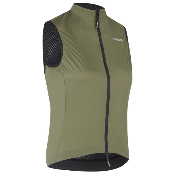 GripGrab PACR Vēja necaurlaidīga viegla sieviešu veste | Olive Green