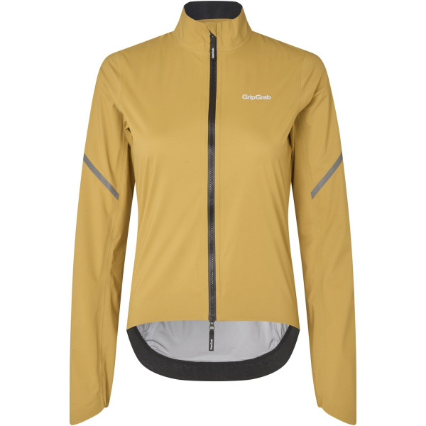 GripGrab RainMaster Ūdensnecaurlaidīga, viegla sieviešu jaka | Mustard Yellow