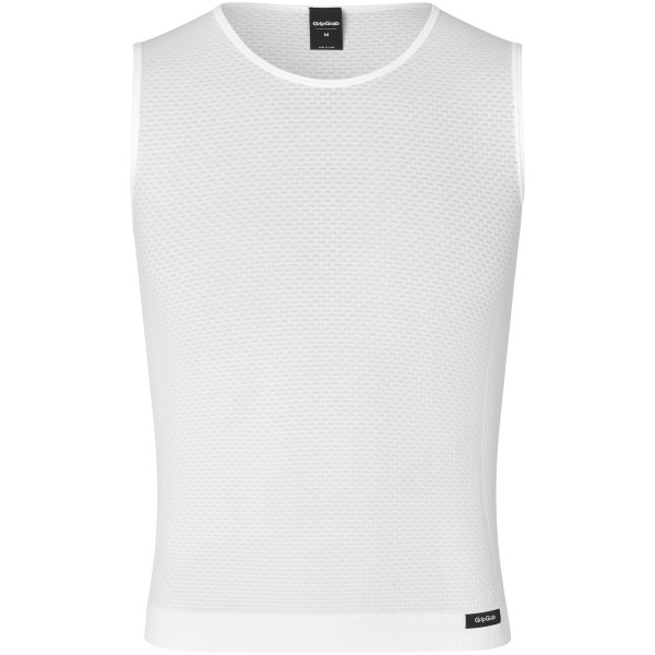 GripGrab PACR Summer Sleeveless vīriešu apakškrekls | White
