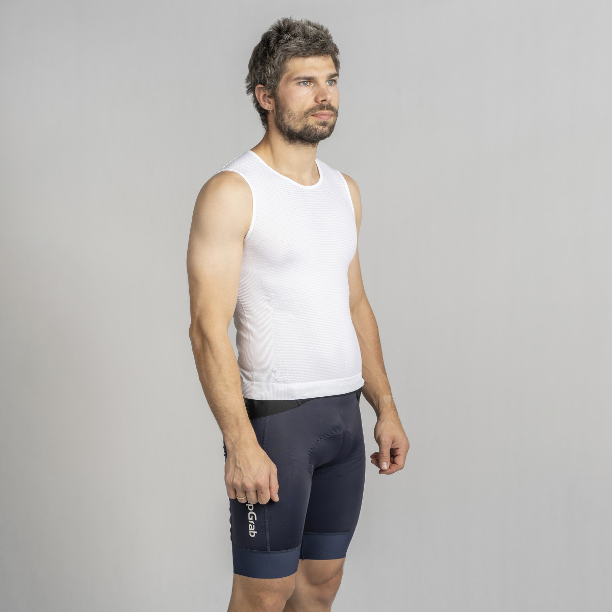GripGrab PACR Summer Sleeveless vīriešu apakškrekls | White