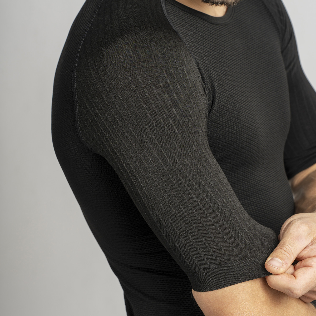 GripGrab PACR Spring-Autumn vīriešu apakškrekls | Black