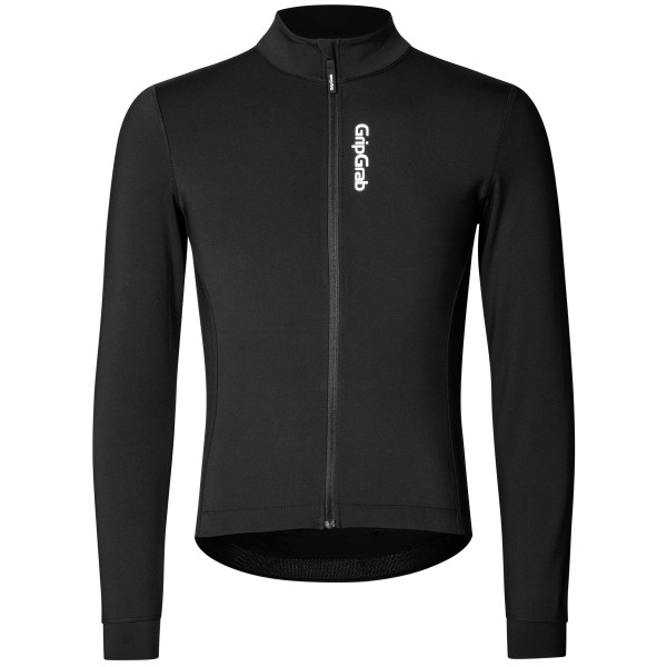 GripGrab Ride Thermal Men's velokrekls ar garām piedurknēm | Black GripGrab Ride Thermal Men's velokrekls ar garām piedurknēm | Black