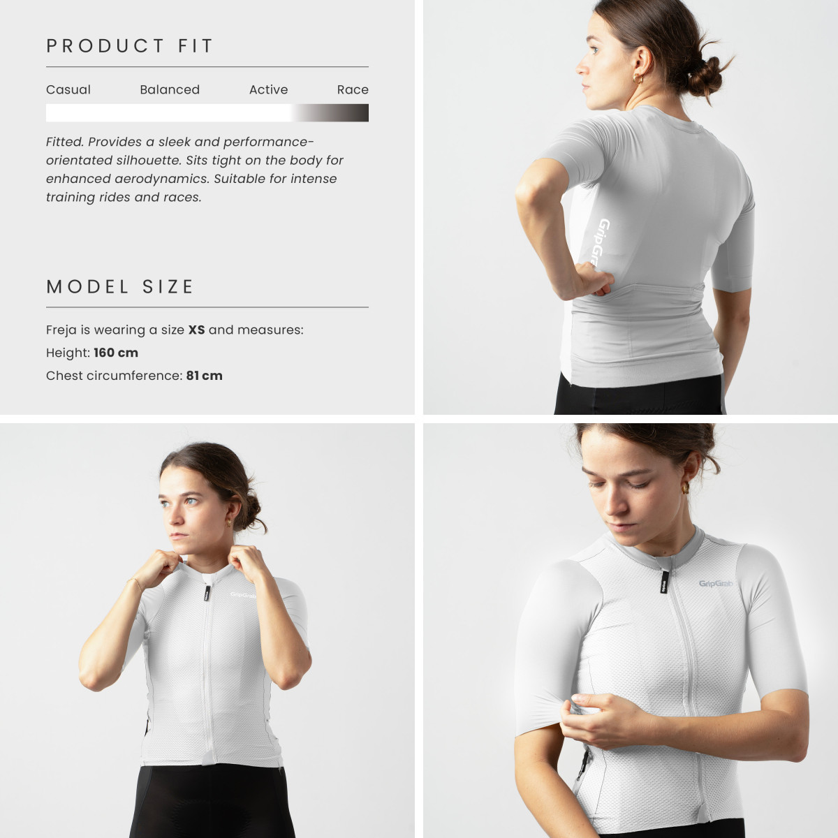 GripGrab PACR Lightweight sieviešu krekls | White