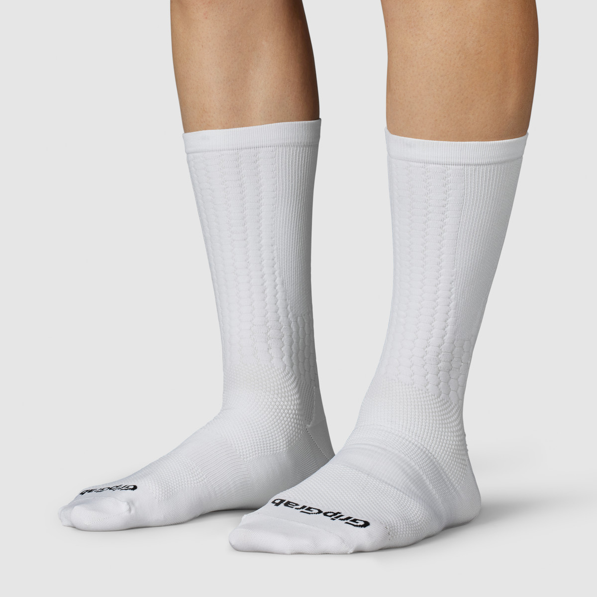GripGrab FastStream Aero zeķes | White
