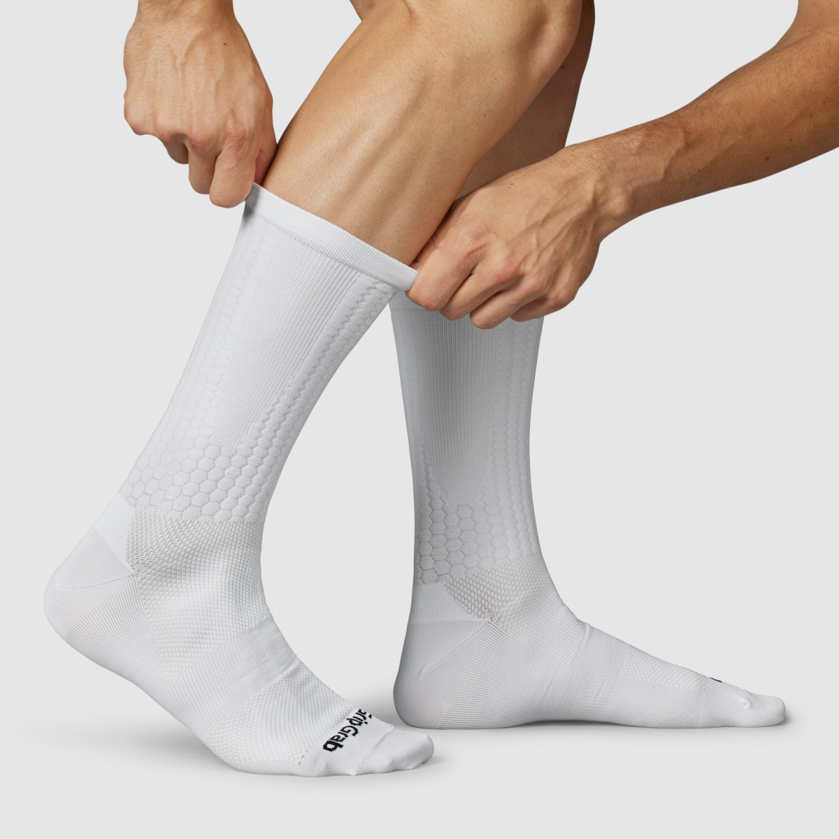 GripGrab FastStream Aero zeķes | White