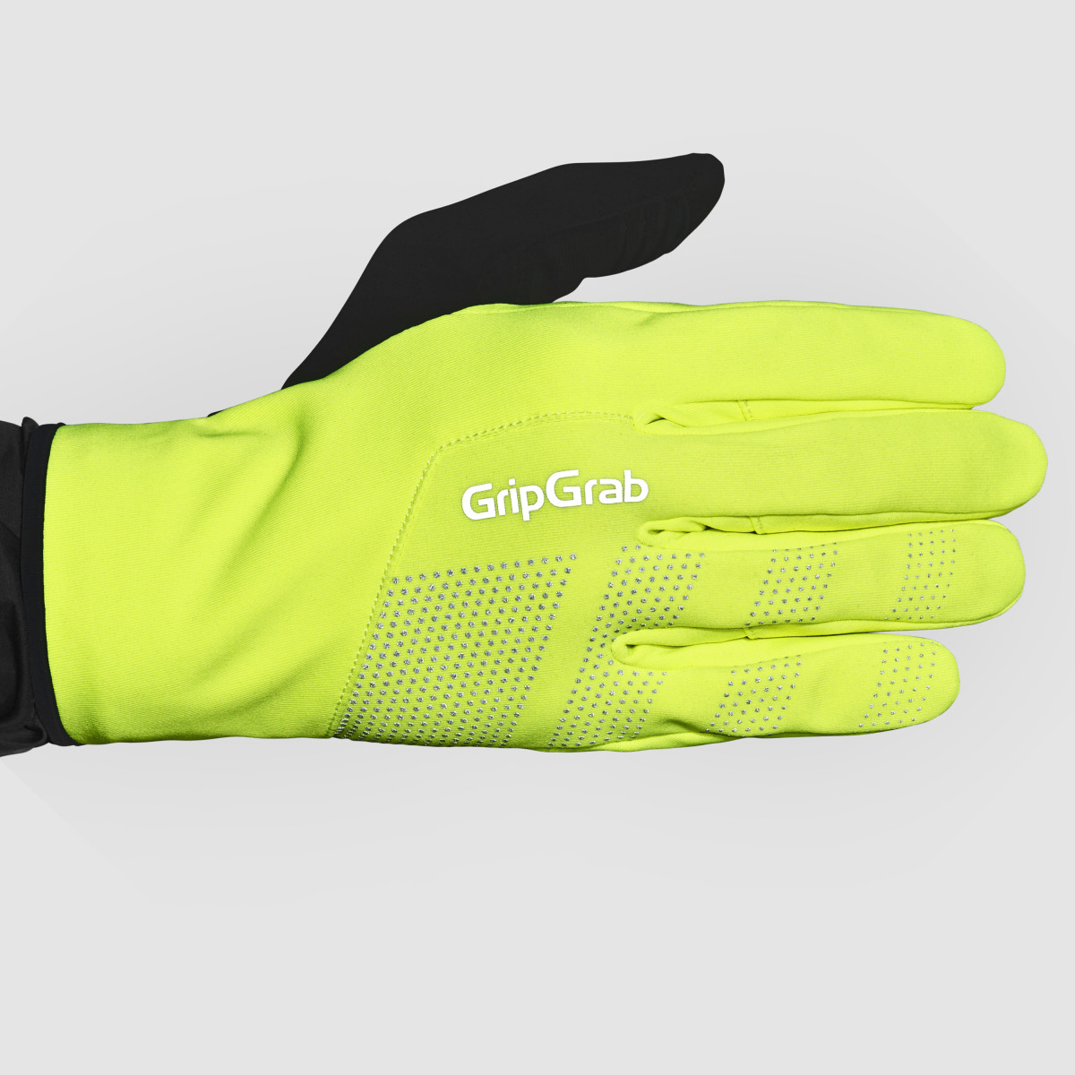GripGrab Ride 2 Vēja necaurlaidīgi pavasara-rudens cimdi | Yellow Hi-Vis