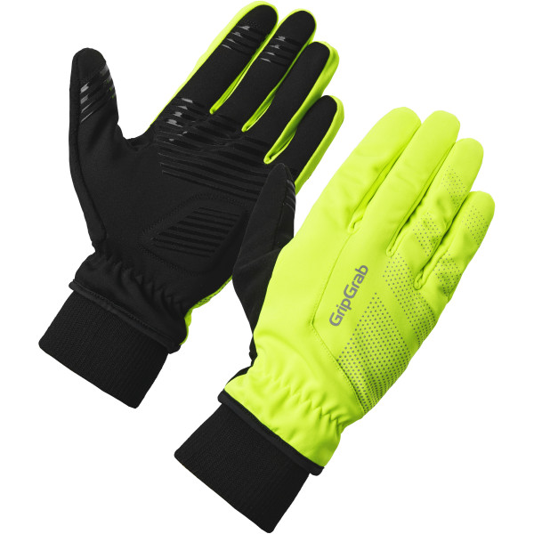GripGrab Ride 2 Vēja necaurlaidīgi ziemas cimdi | Yellow Hi-Vis