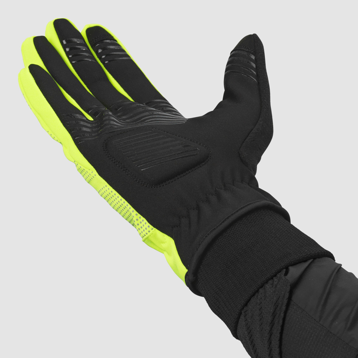 GripGrab Ride 2 Vēja necaurlaidīgi ziemas cimdi | Yellow Hi-Vis