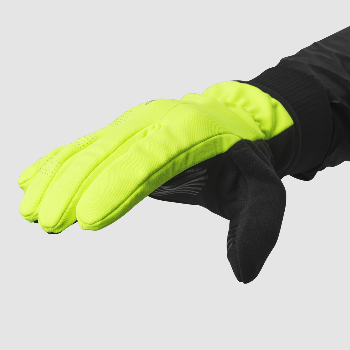 GripGrab Ride 2 Vēja necaurlaidīgi ziemas cimdi | Yellow Hi-Vis