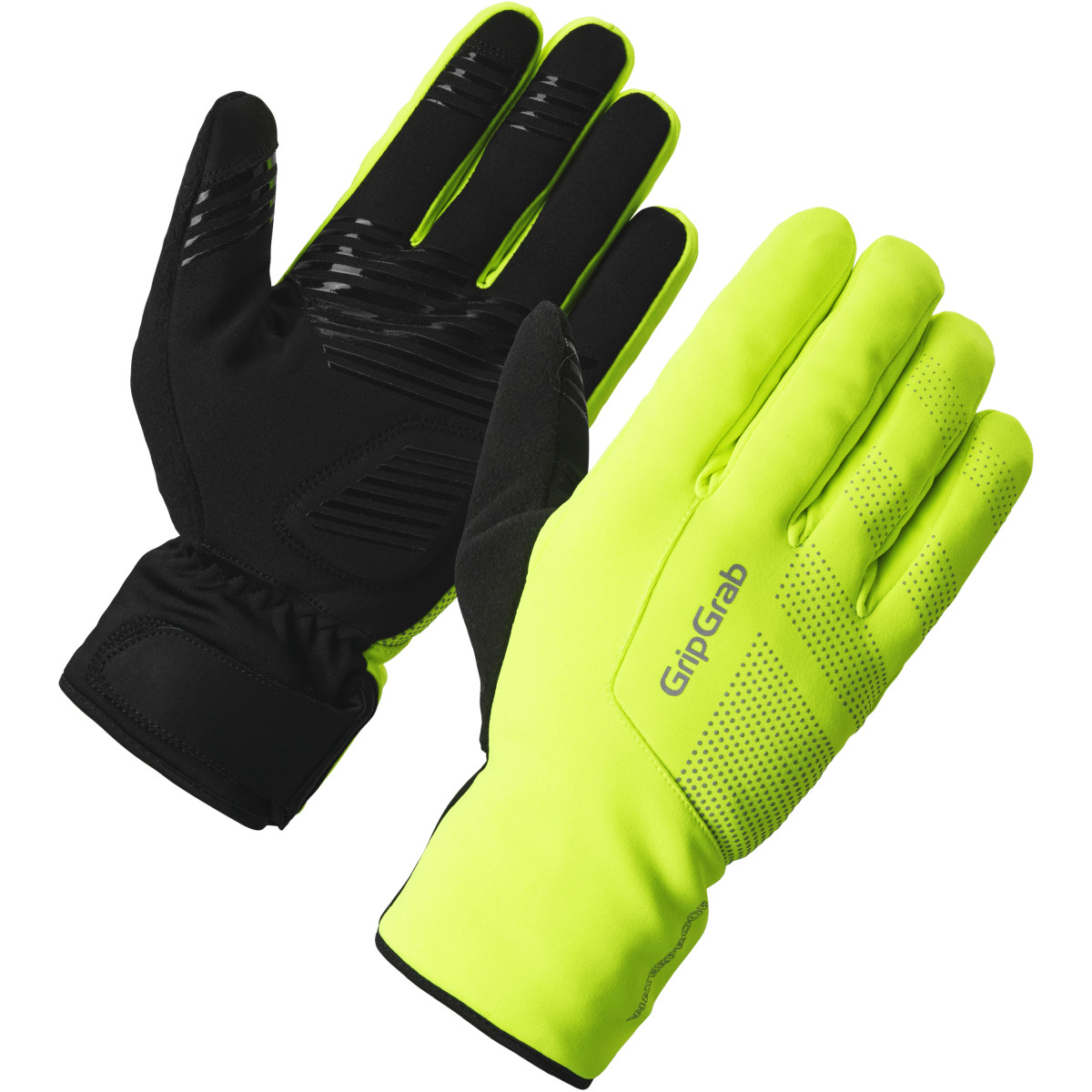 GripGrab Ride 2 Ūdensnecaurlaidīgi ziemas cimdi | Yellow Hi-Vis