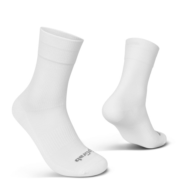 GripGrab EXPLR Regular Cut zeķes | White