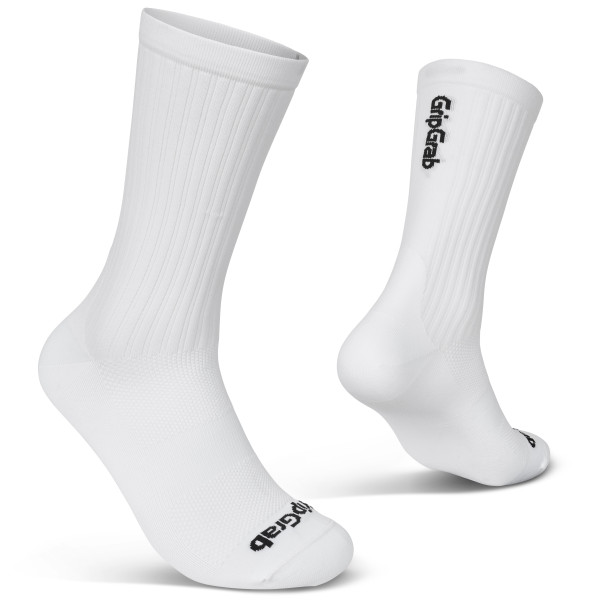 GripGrab PACR High Cut zeķes | White