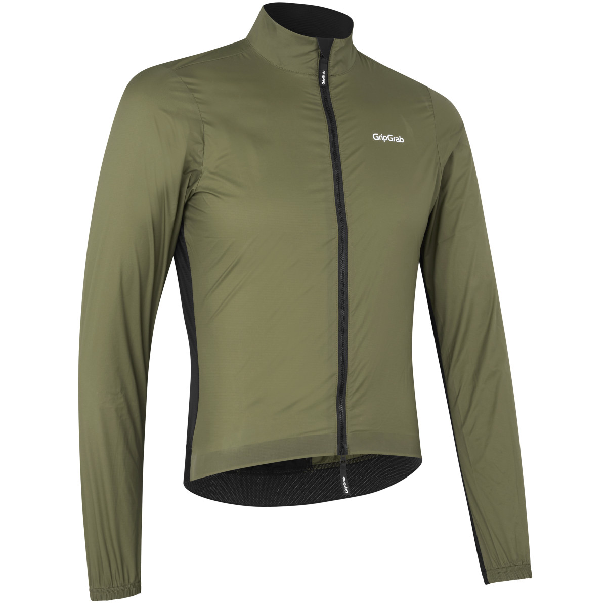 GripGrab PACR Vēja necaurlaidīga viegla vīriešu jaka | Olive Green