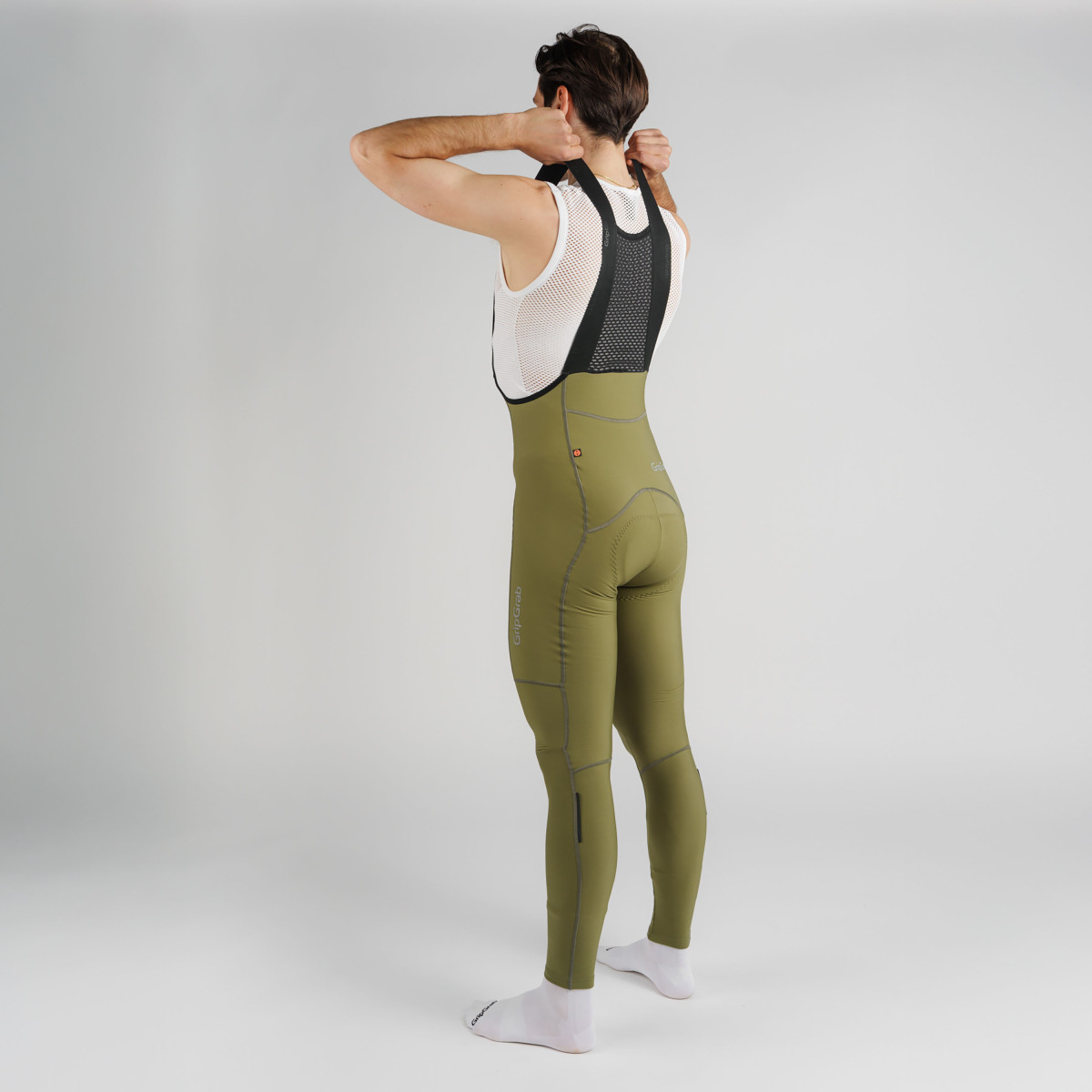 GripGrab PACR Thermal vīriešu bikses | Olive Green