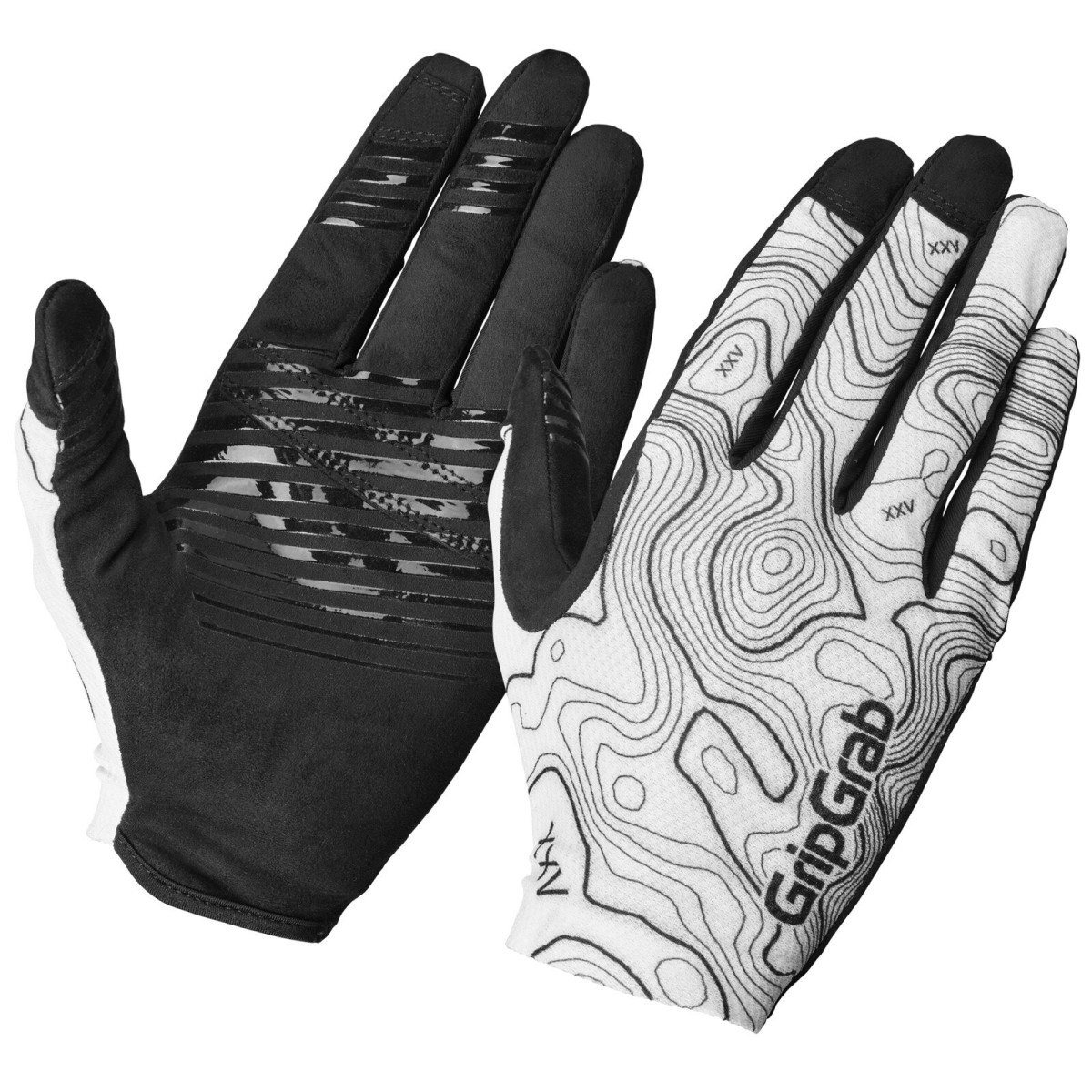 GripGrab Rebel Full Finger cimdi | White
