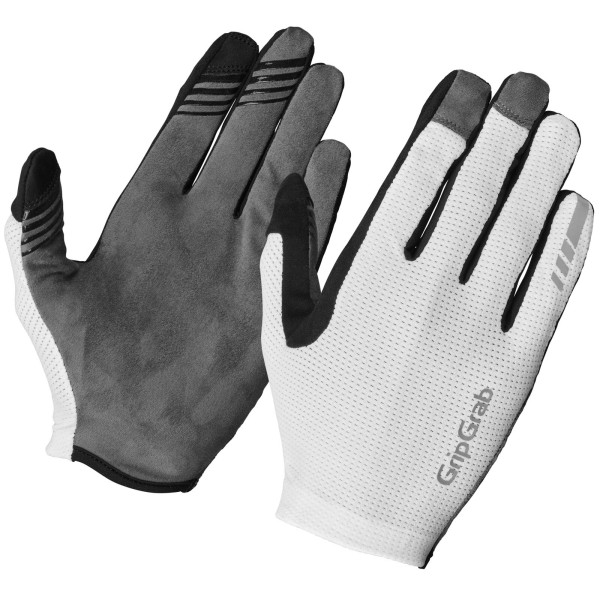 GripGrab PACR InsideGrip™ Full Finger cimdi | White