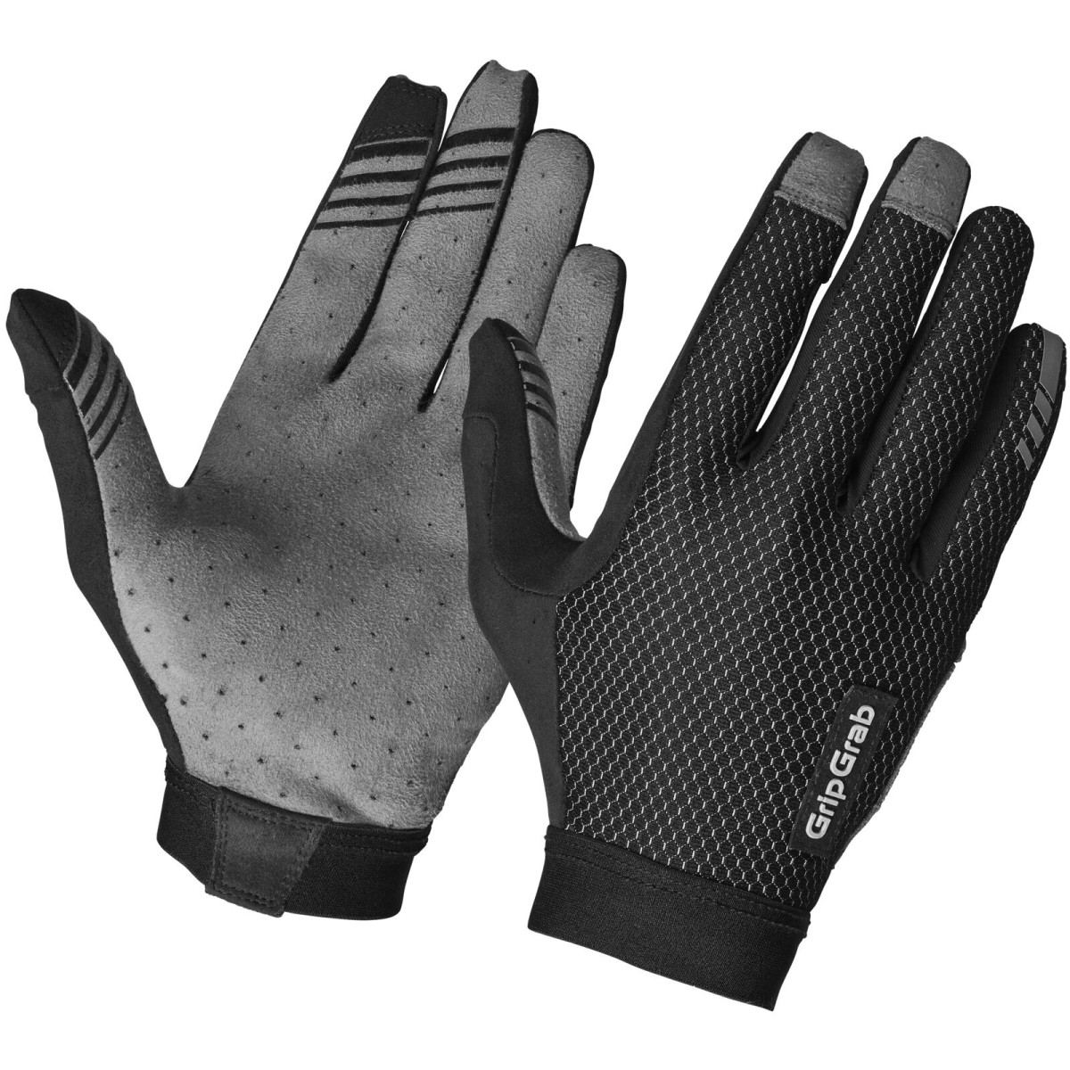 GripGrab Vertical 2 InsideGrip™ Full Finger cimdi | Black
